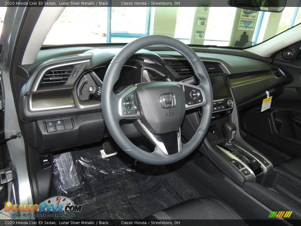 2020 Honda Civic EX Sedan Lunar Silver Metallic / Black Photo #11