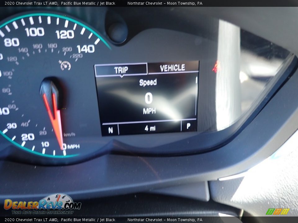 2020 Chevrolet Trax LT AWD Pacific Blue Metallic / Jet Black Photo #20