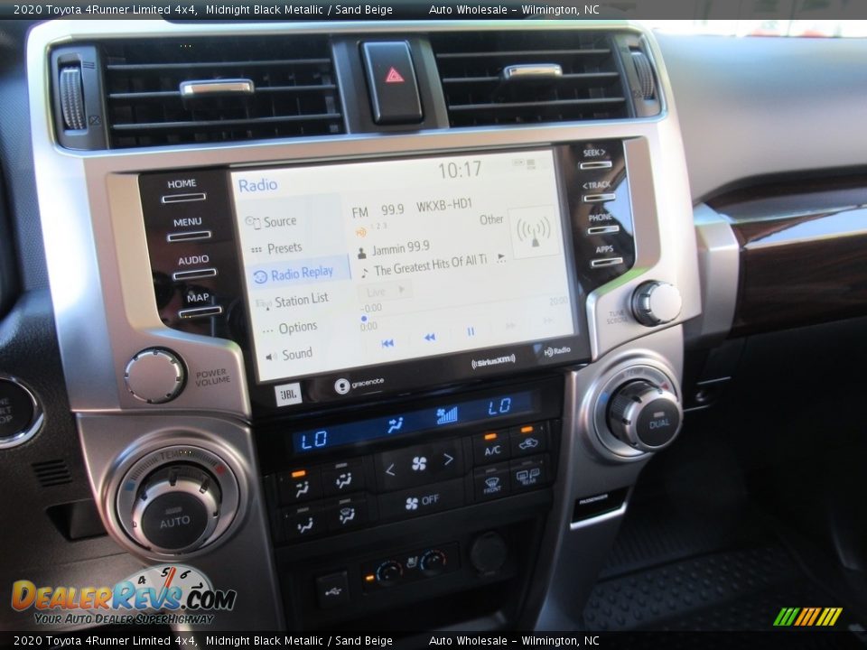 2020 Toyota 4Runner Limited 4x4 Midnight Black Metallic / Sand Beige Photo #17