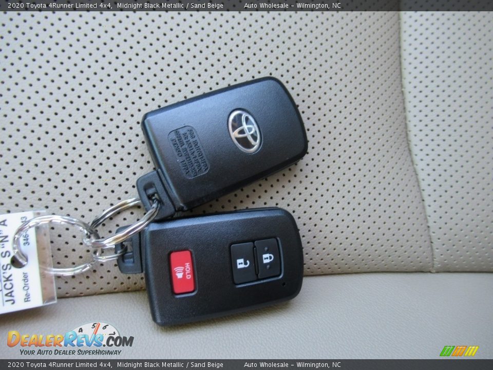 2020 Toyota 4Runner Limited 4x4 Midnight Black Metallic / Sand Beige Photo #20