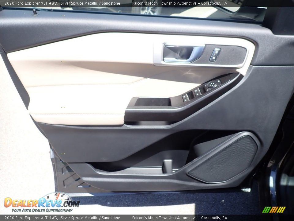 2020 Ford Explorer XLT 4WD Silver Spruce Metallic / Sandstone Photo #11
