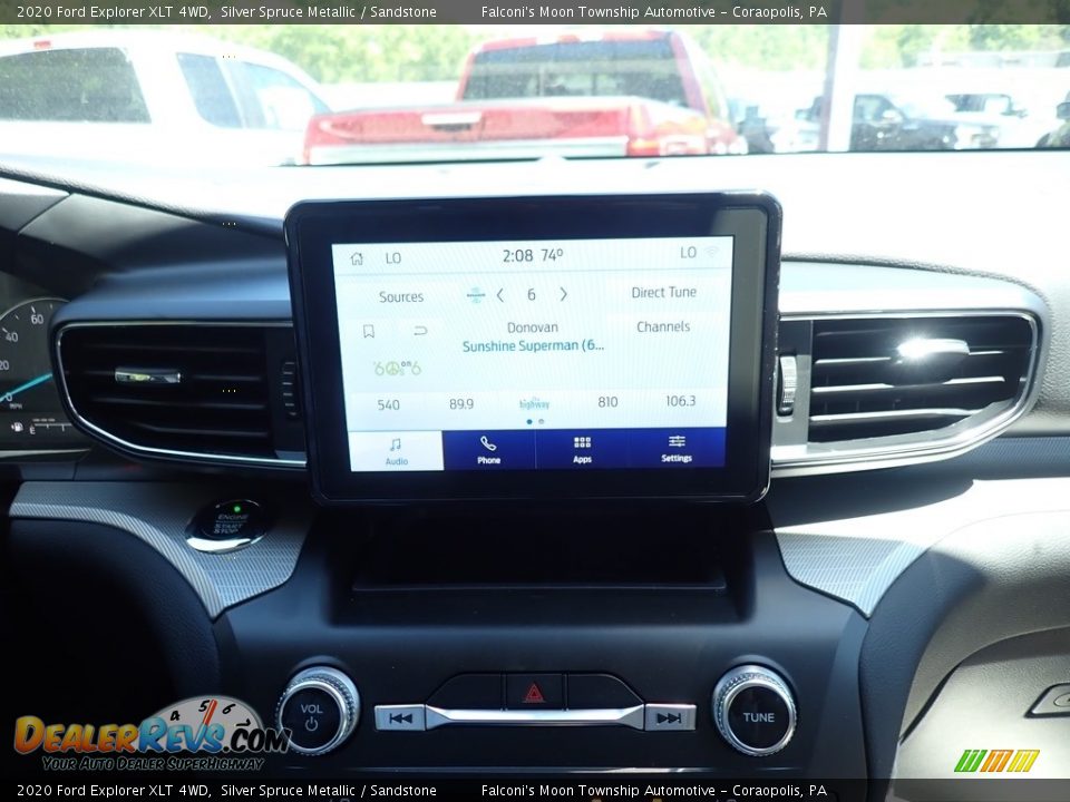 2020 Ford Explorer XLT 4WD Silver Spruce Metallic / Sandstone Photo #13