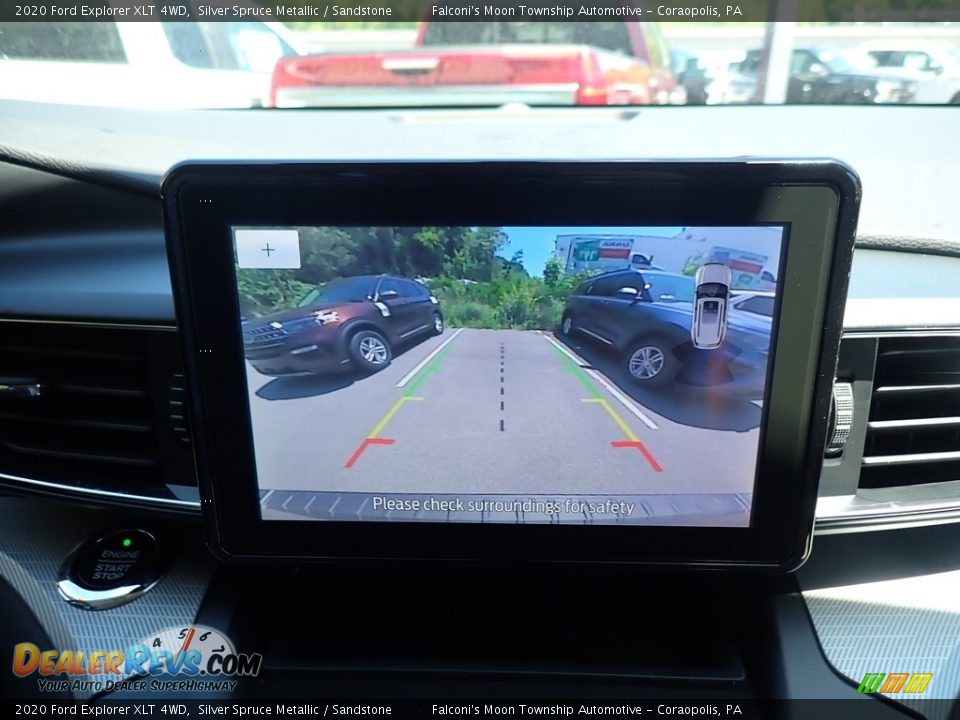 2020 Ford Explorer XLT 4WD Silver Spruce Metallic / Sandstone Photo #14