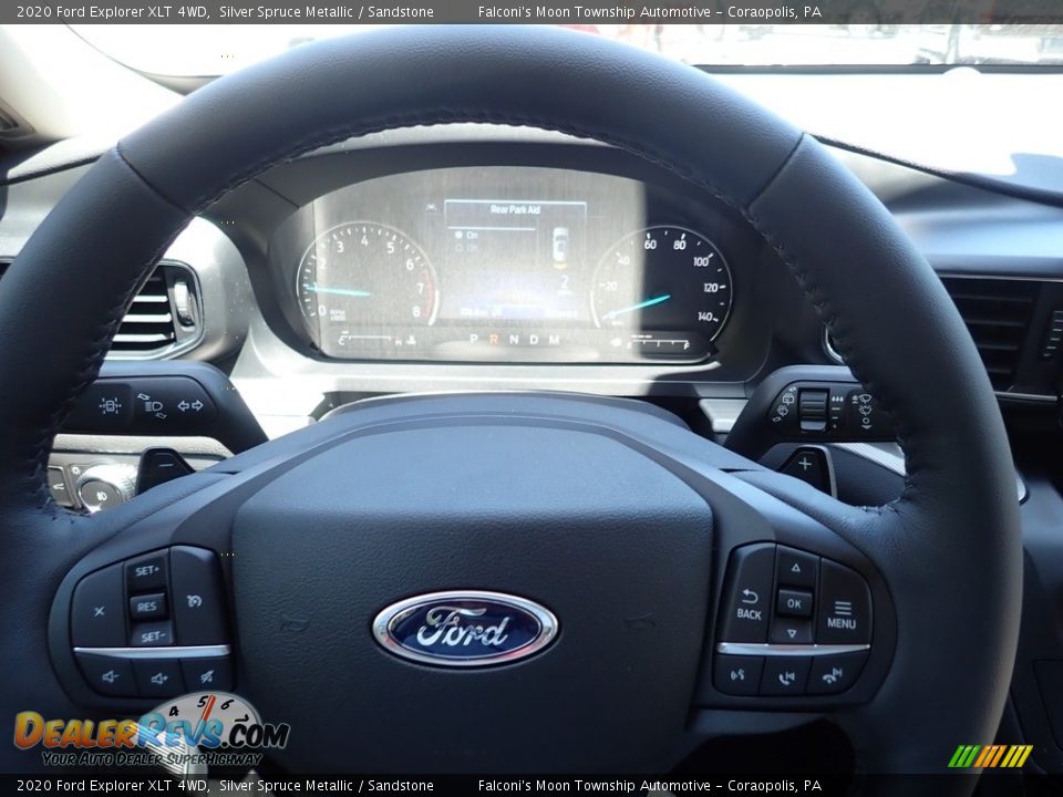 2020 Ford Explorer XLT 4WD Silver Spruce Metallic / Sandstone Photo #15
