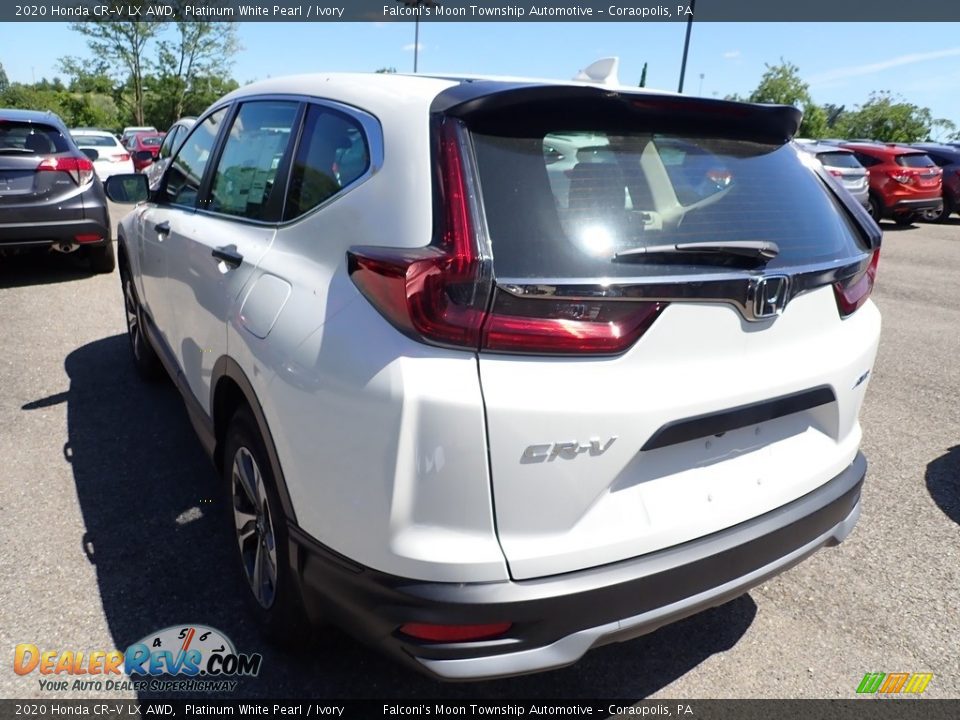 2020 Honda CR-V LX AWD Platinum White Pearl / Ivory Photo #3