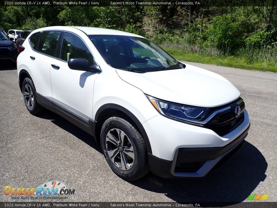 2020 Honda CR-V LX AWD Platinum White Pearl / Ivory Photo #6