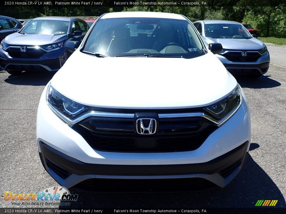 2020 Honda CR-V LX AWD Platinum White Pearl / Ivory Photo #7