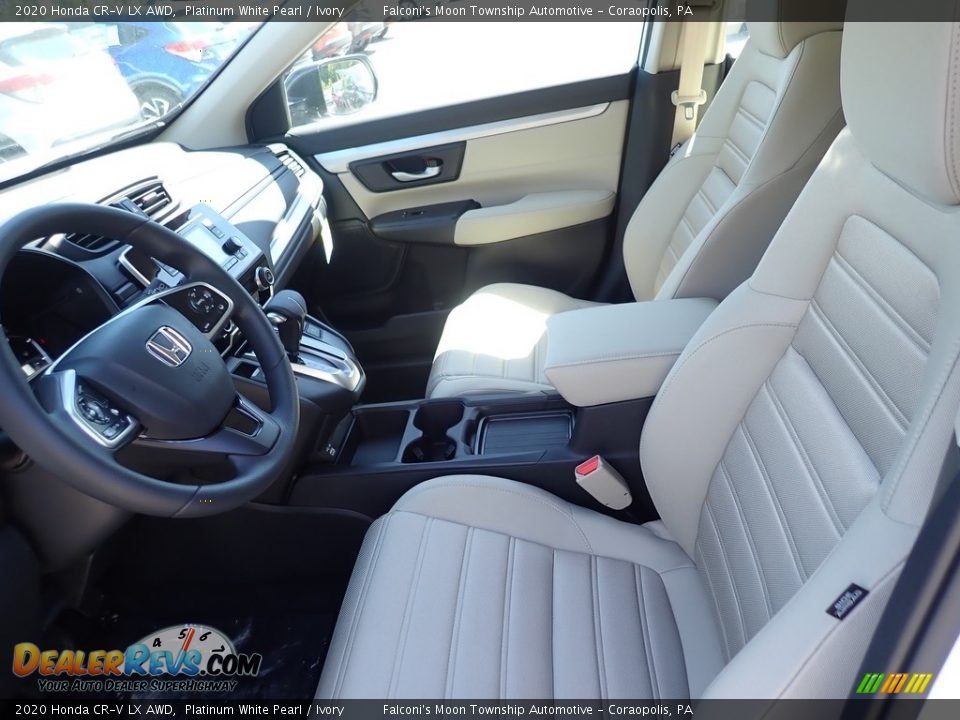 2020 Honda CR-V LX AWD Platinum White Pearl / Ivory Photo #8