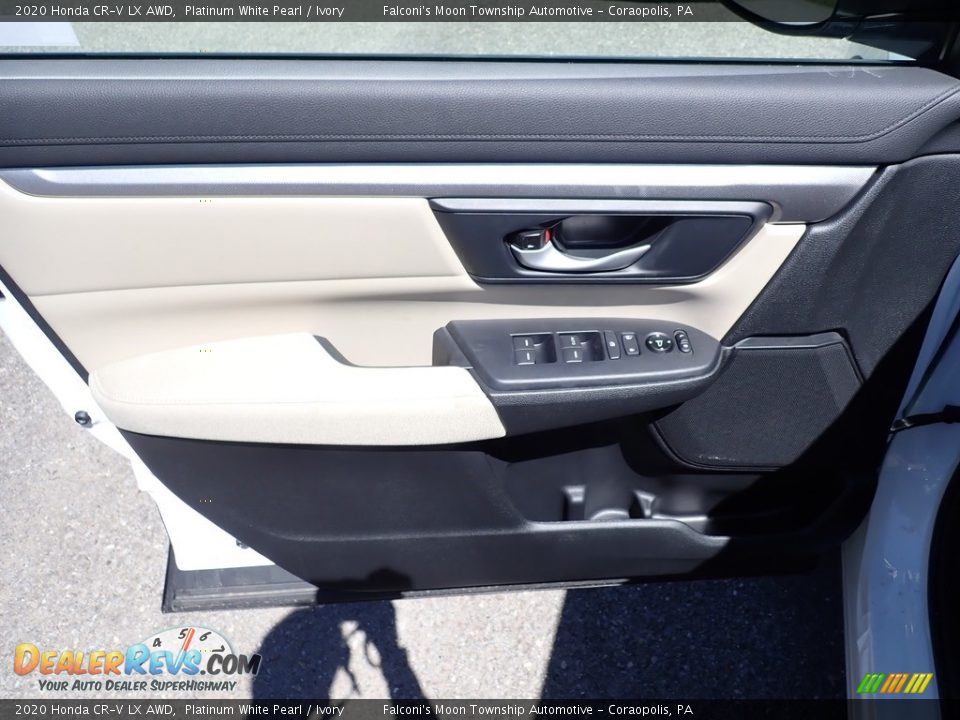 2020 Honda CR-V LX AWD Platinum White Pearl / Ivory Photo #11