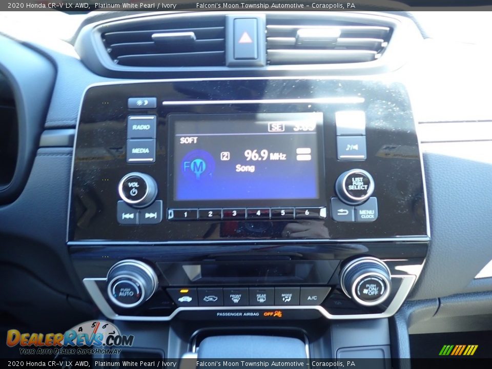 2020 Honda CR-V LX AWD Platinum White Pearl / Ivory Photo #13