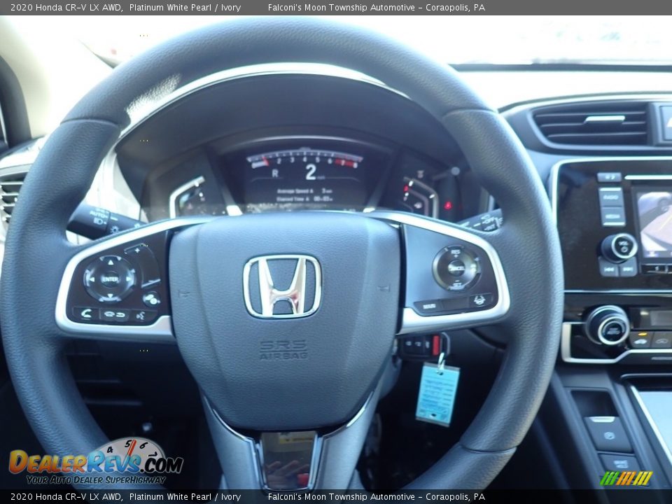 2020 Honda CR-V LX AWD Platinum White Pearl / Ivory Photo #15
