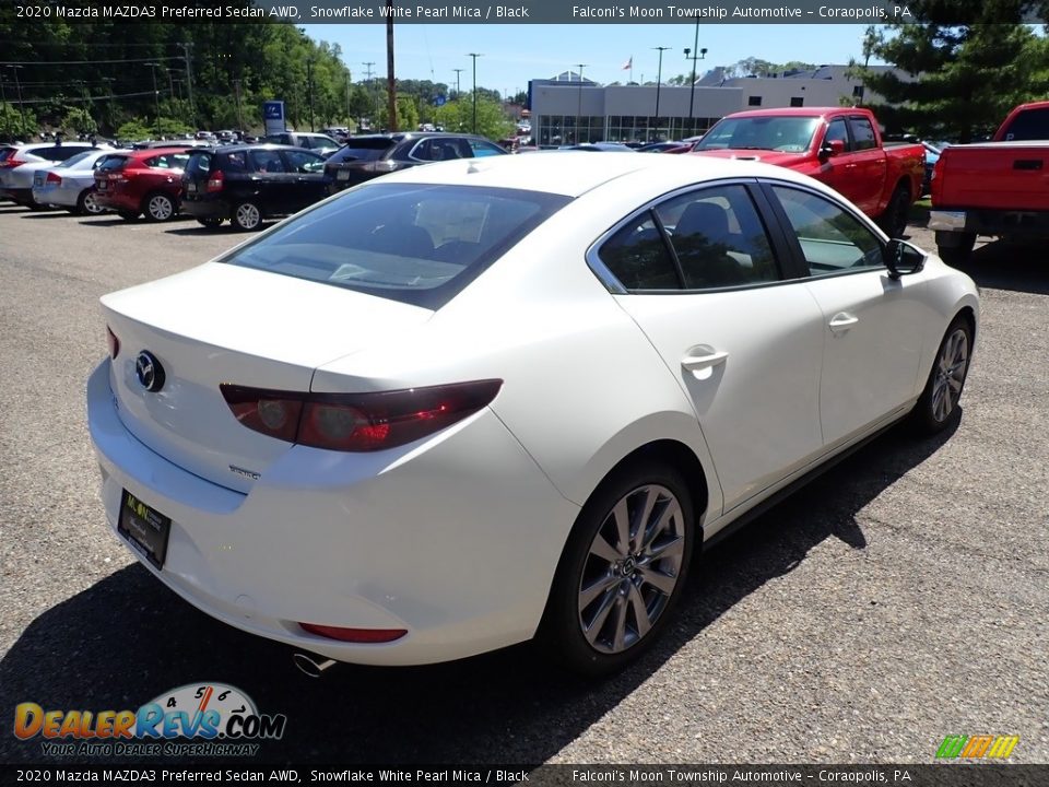 2020 Mazda MAZDA3 Preferred Sedan AWD Snowflake White Pearl Mica / Black Photo #2