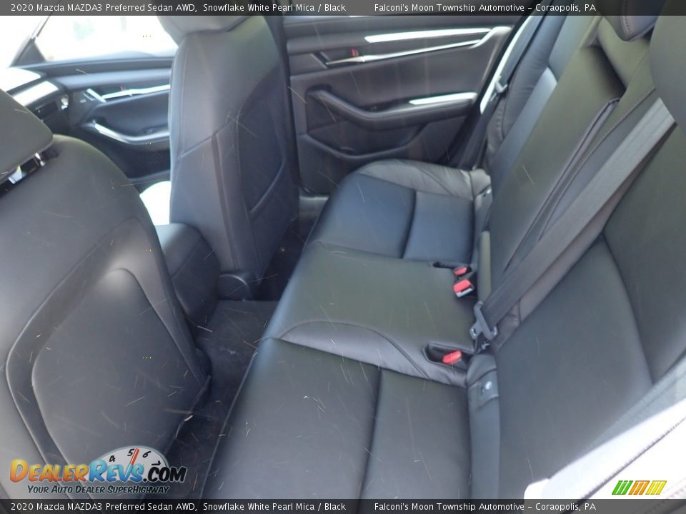 2020 Mazda MAZDA3 Preferred Sedan AWD Snowflake White Pearl Mica / Black Photo #8