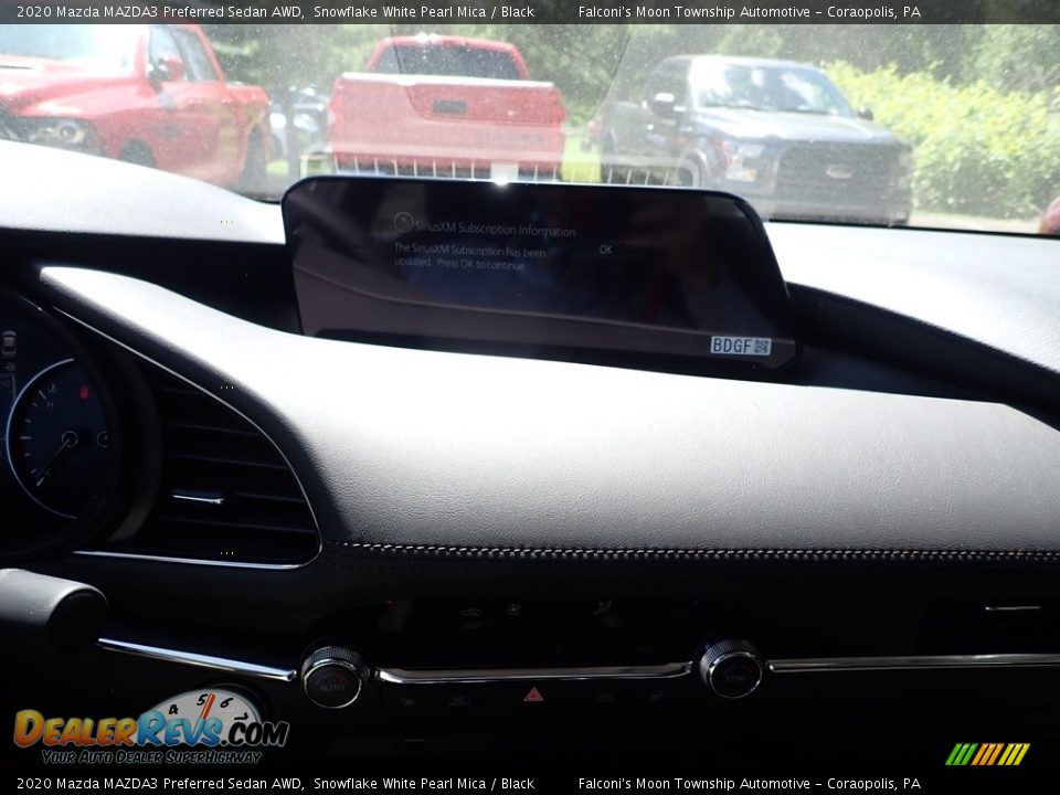 2020 Mazda MAZDA3 Preferred Sedan AWD Snowflake White Pearl Mica / Black Photo #13