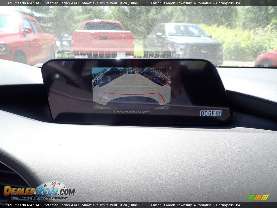 2020 Mazda MAZDA3 Preferred Sedan AWD Snowflake White Pearl Mica / Black Photo #14