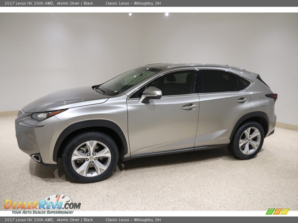 Atomic Silver 2017 Lexus NX 300h AWD Photo #3