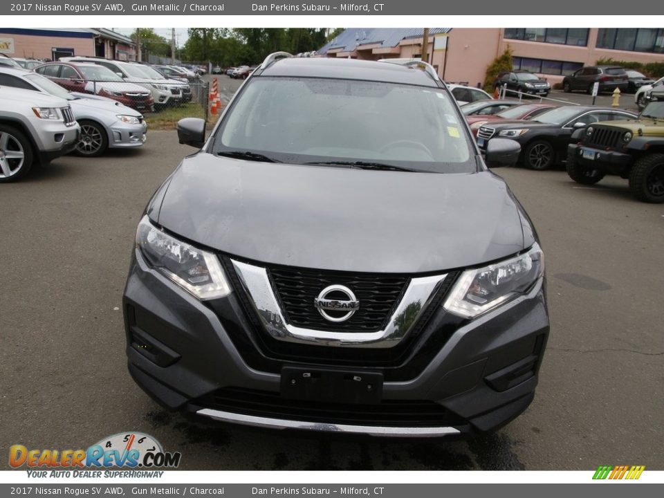 2017 Nissan Rogue SV AWD Gun Metallic / Charcoal Photo #2