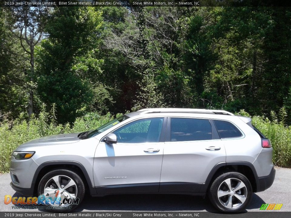 2019 Jeep Cherokee Limited Billet Silver Metallic / Black/Ski Grey Photo #1