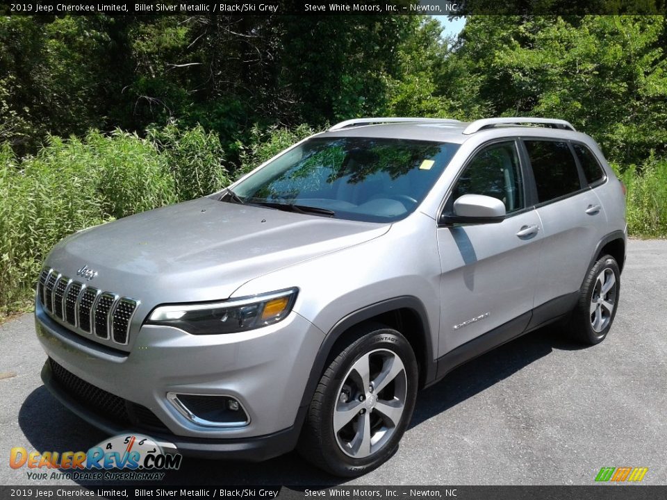 2019 Jeep Cherokee Limited Billet Silver Metallic / Black/Ski Grey Photo #2