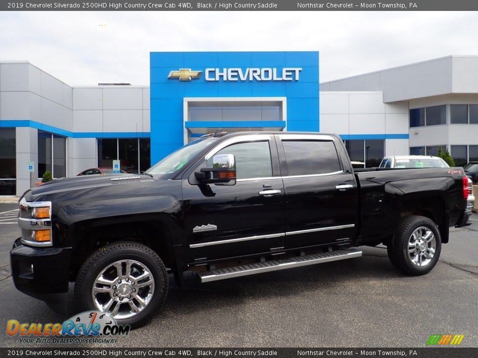 2019 Chevrolet Silverado 2500HD High Country Crew Cab 4WD Black / High Country Saddle Photo #1