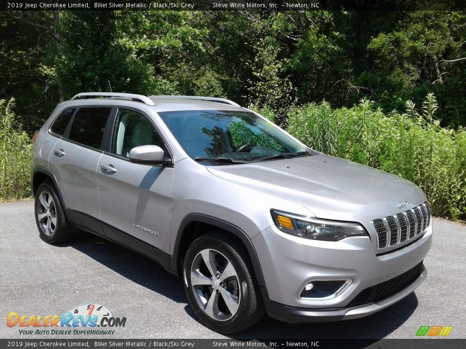 2019 Jeep Cherokee Limited Billet Silver Metallic / Black/Ski Grey Photo #4