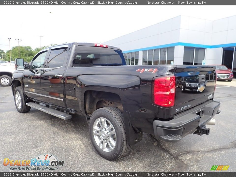 2019 Chevrolet Silverado 2500HD High Country Crew Cab 4WD Black / High Country Saddle Photo #4