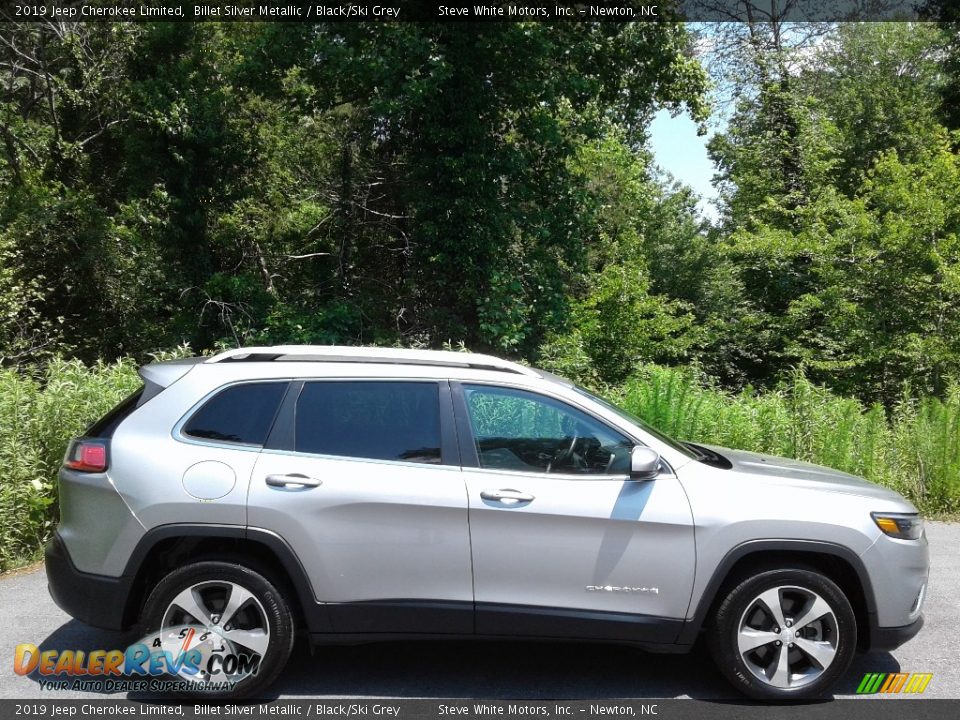 2019 Jeep Cherokee Limited Billet Silver Metallic / Black/Ski Grey Photo #5