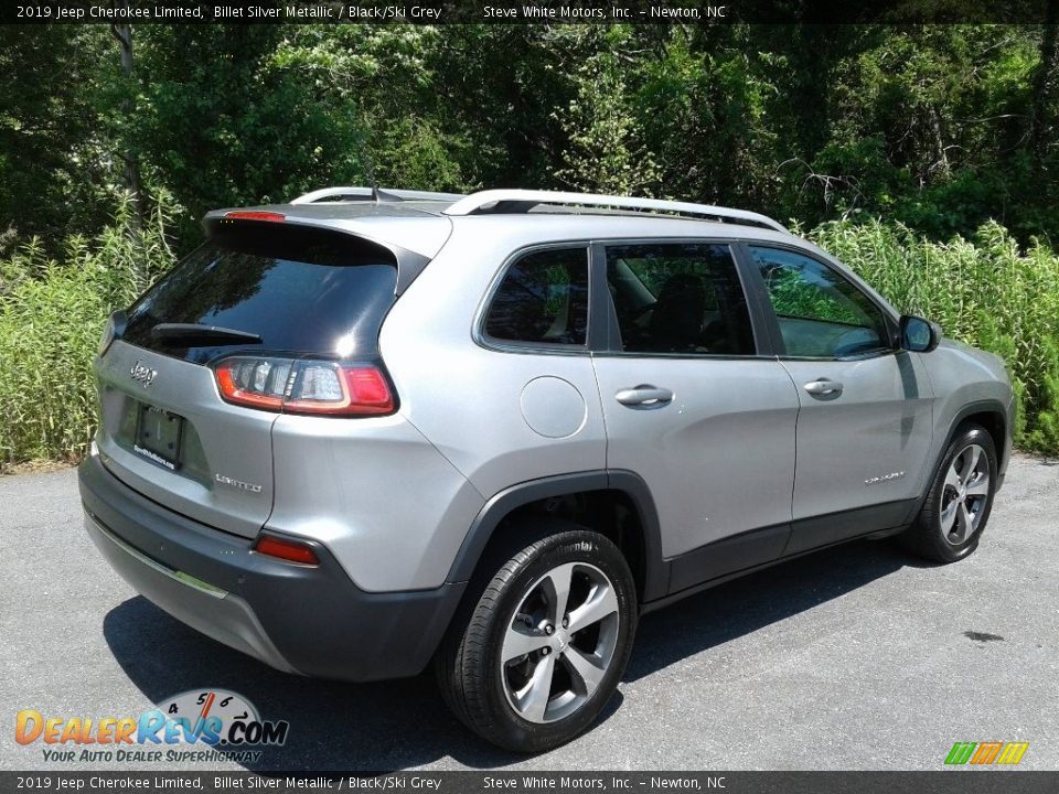 2019 Jeep Cherokee Limited Billet Silver Metallic / Black/Ski Grey Photo #6
