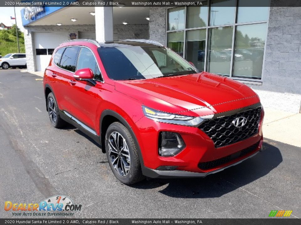 2020 Hyundai Santa Fe Limited 2.0 AWD Calypso Red / Black Photo #1