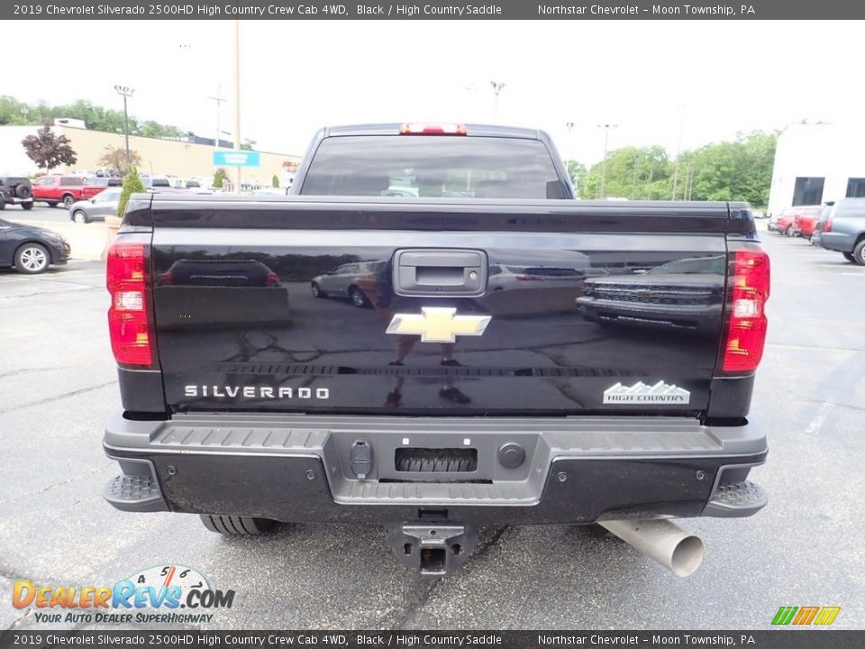2019 Chevrolet Silverado 2500HD High Country Crew Cab 4WD Black / High Country Saddle Photo #6