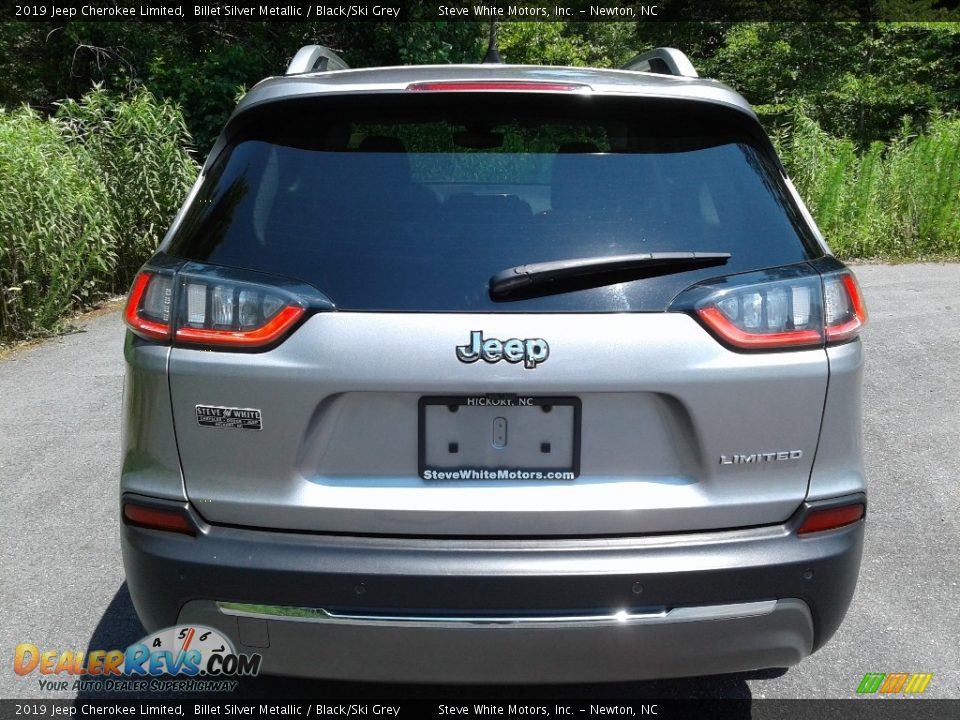 2019 Jeep Cherokee Limited Billet Silver Metallic / Black/Ski Grey Photo #7