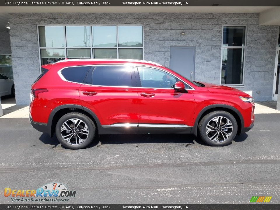 2020 Hyundai Santa Fe Limited 2.0 AWD Calypso Red / Black Photo #2