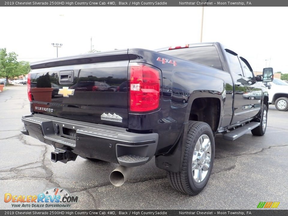 2019 Chevrolet Silverado 2500HD High Country Crew Cab 4WD Black / High Country Saddle Photo #7