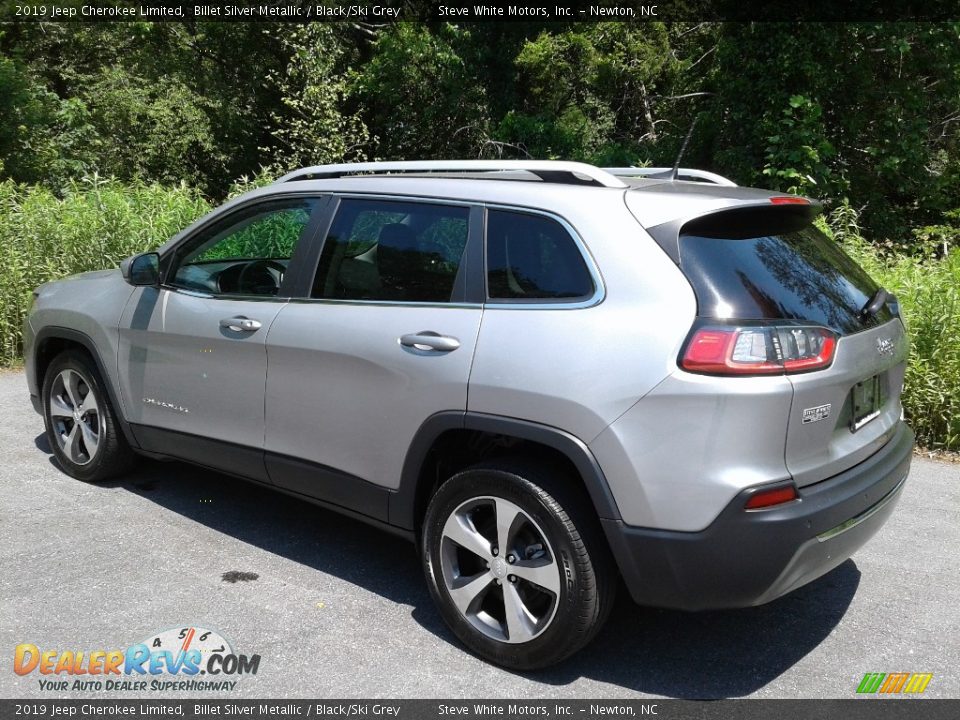 2019 Jeep Cherokee Limited Billet Silver Metallic / Black/Ski Grey Photo #8
