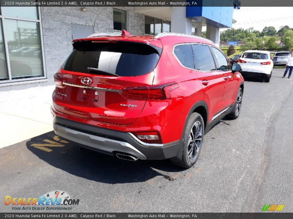 2020 Hyundai Santa Fe Limited 2.0 AWD Calypso Red / Black Photo #3