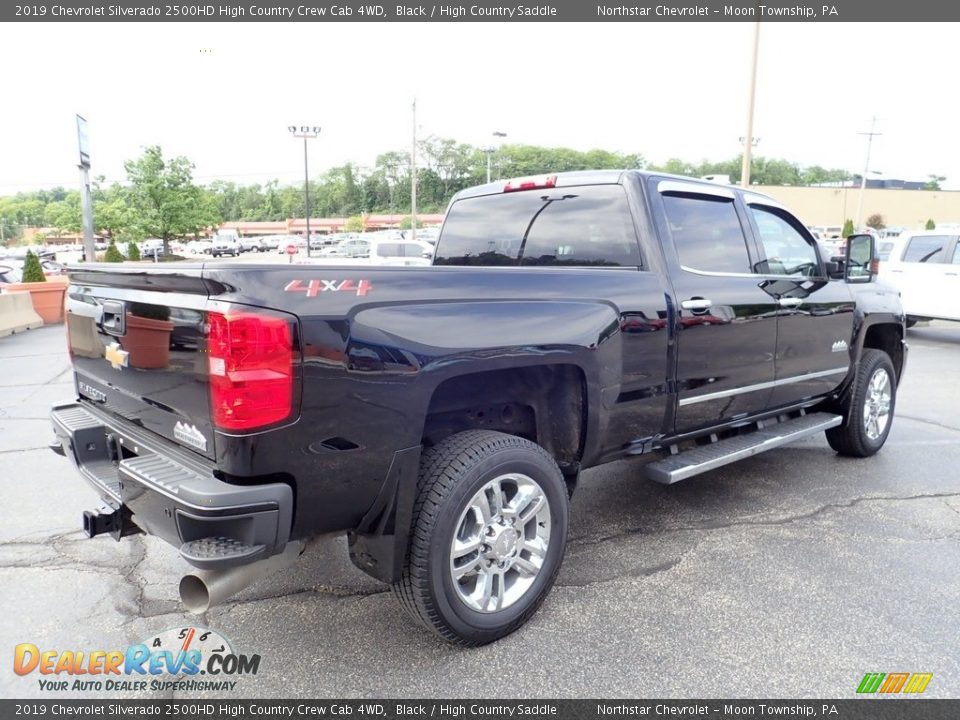 2019 Chevrolet Silverado 2500HD High Country Crew Cab 4WD Black / High Country Saddle Photo #8