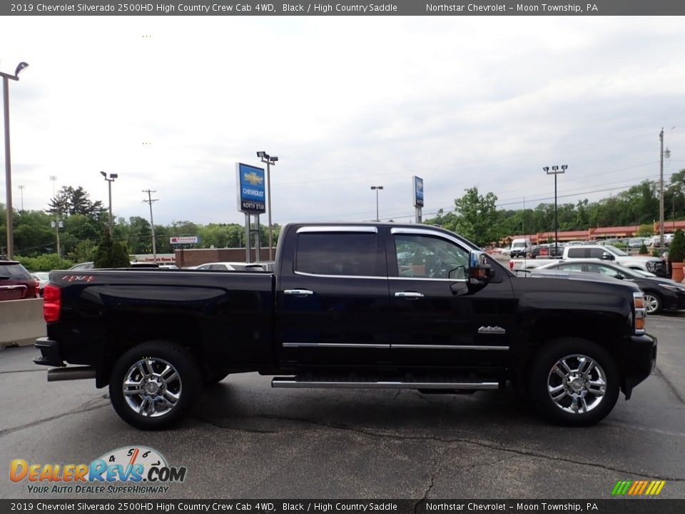 2019 Chevrolet Silverado 2500HD High Country Crew Cab 4WD Black / High Country Saddle Photo #9