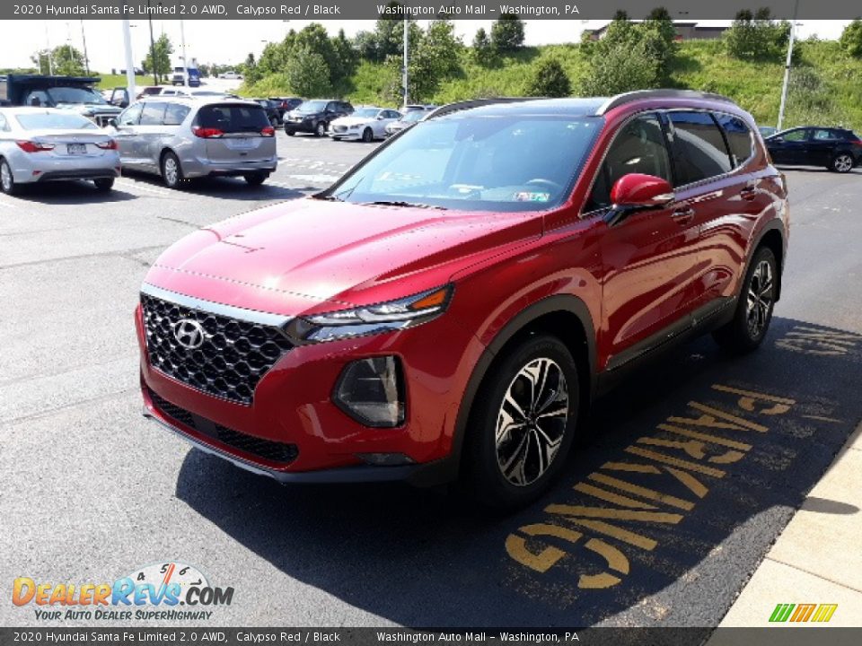 2020 Hyundai Santa Fe Limited 2.0 AWD Calypso Red / Black Photo #6
