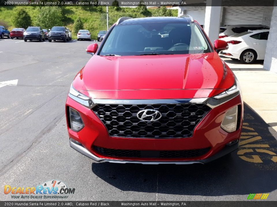 2020 Hyundai Santa Fe Limited 2.0 AWD Calypso Red / Black Photo #7