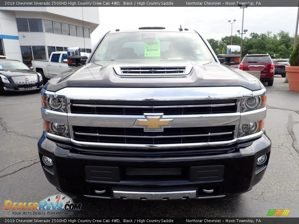 2019 Chevrolet Silverado 2500HD High Country Crew Cab 4WD Black / High Country Saddle Photo #12