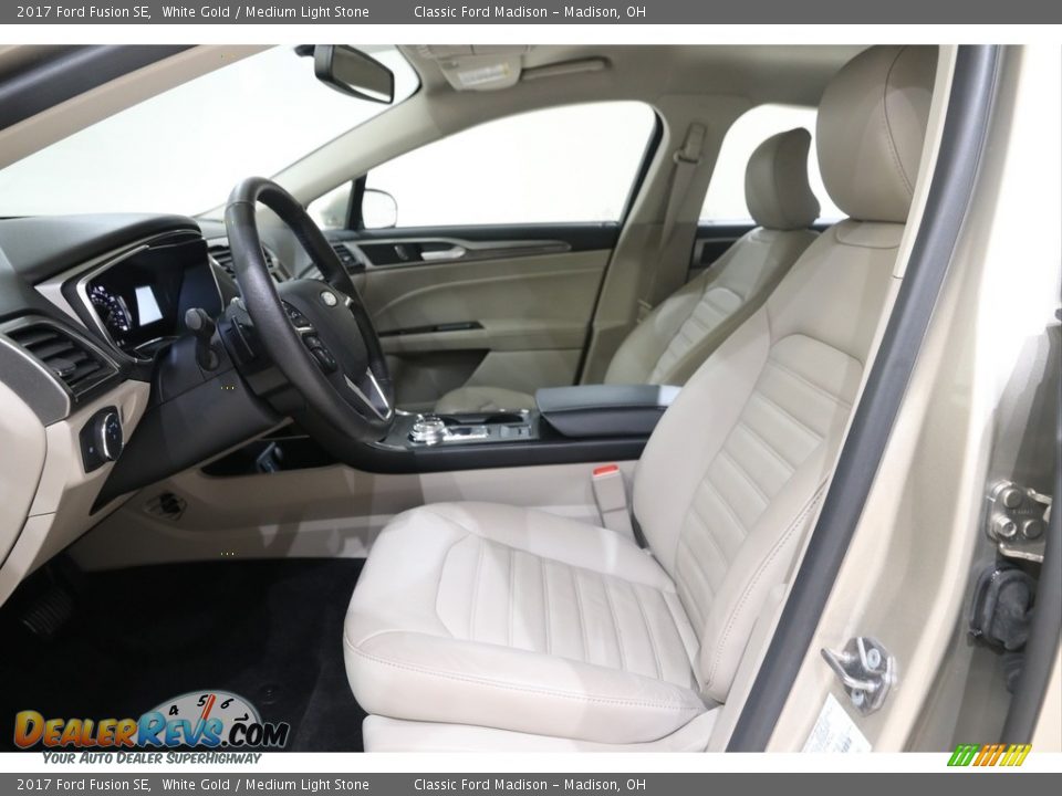 2017 Ford Fusion SE White Gold / Medium Light Stone Photo #6