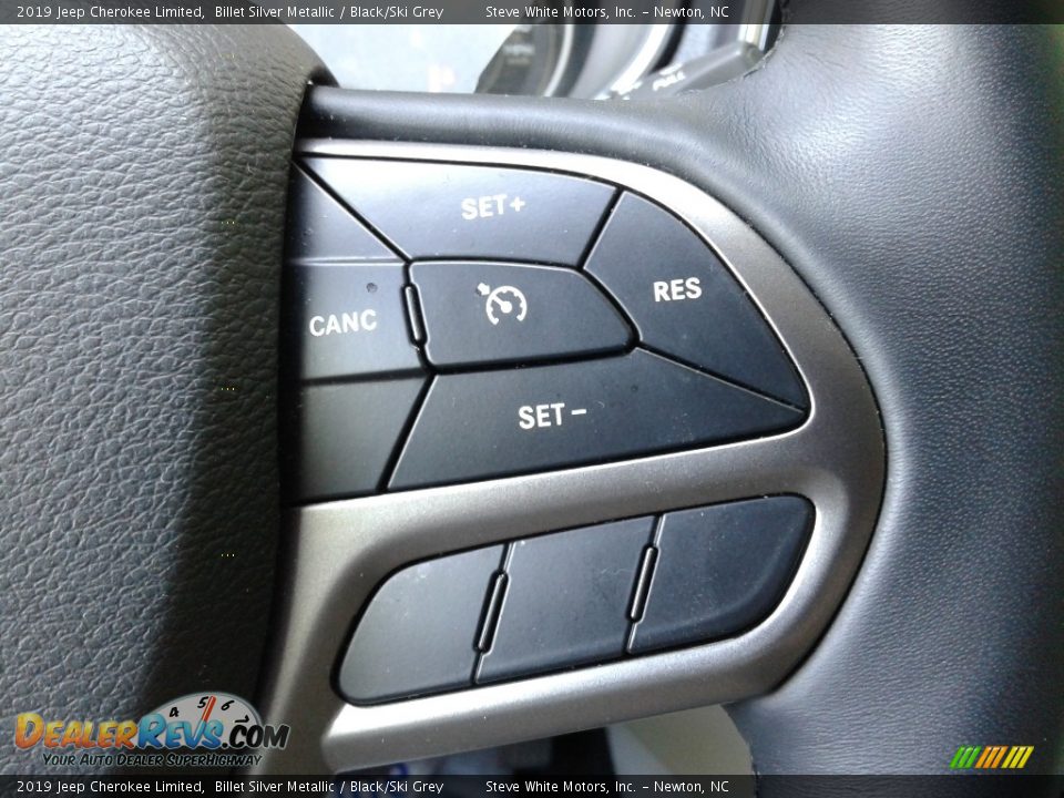 2019 Jeep Cherokee Limited Billet Silver Metallic / Black/Ski Grey Photo #19