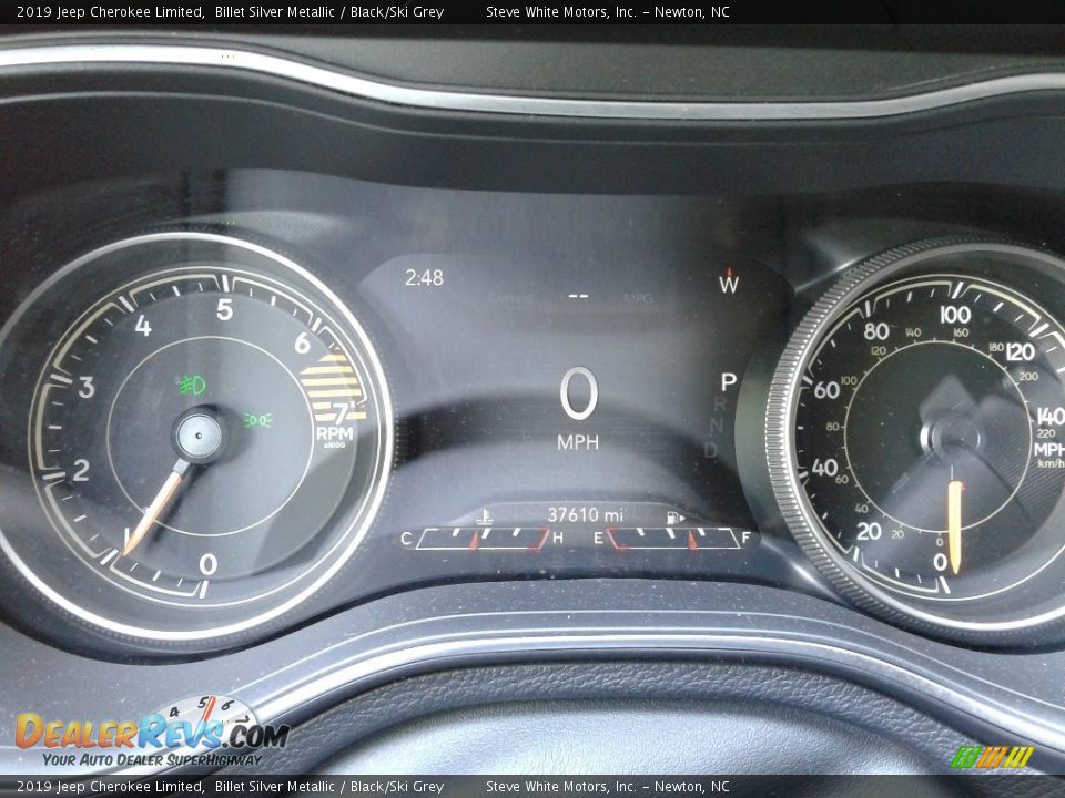 2019 Jeep Cherokee Limited Billet Silver Metallic / Black/Ski Grey Photo #20