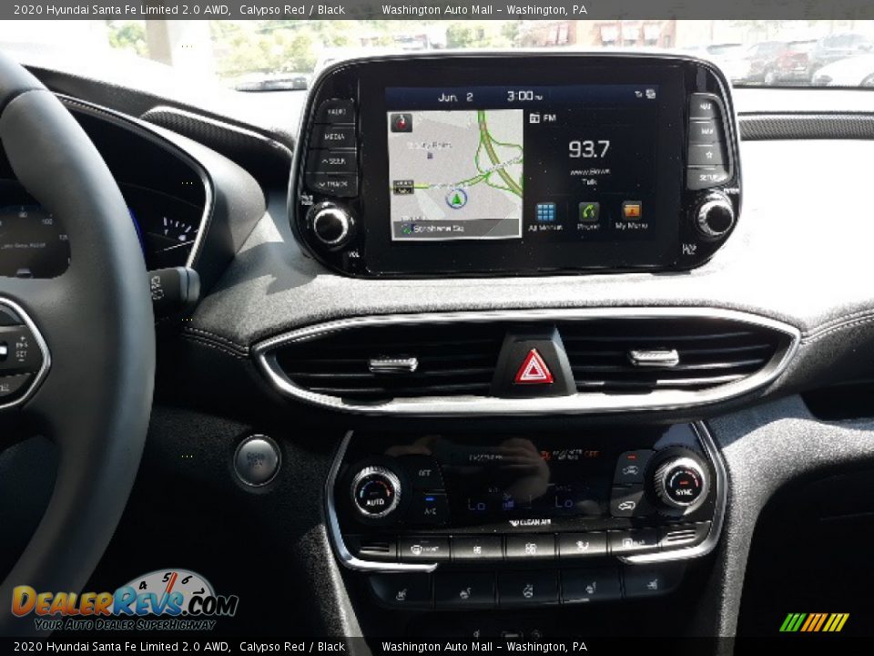2020 Hyundai Santa Fe Limited 2.0 AWD Calypso Red / Black Photo #18