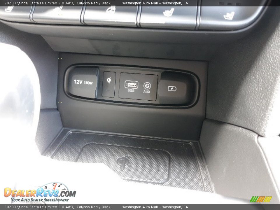 2020 Hyundai Santa Fe Limited 2.0 AWD Calypso Red / Black Photo #23