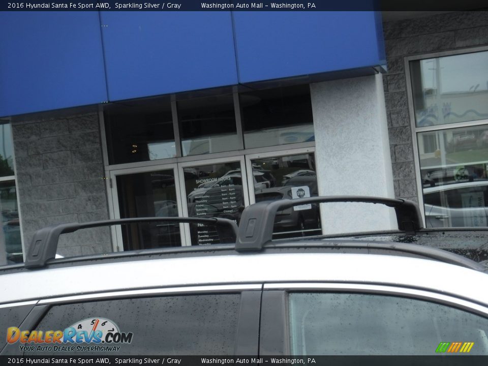 2016 Hyundai Santa Fe Sport AWD Sparkling Silver / Gray Photo #3