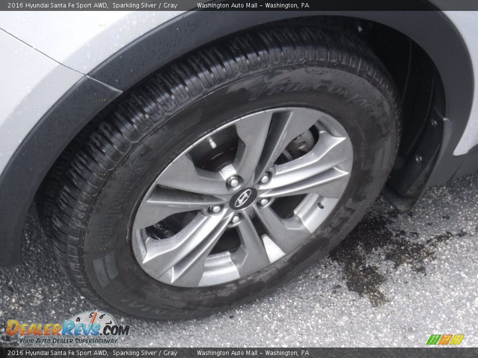 2016 Hyundai Santa Fe Sport AWD Sparkling Silver / Gray Photo #4