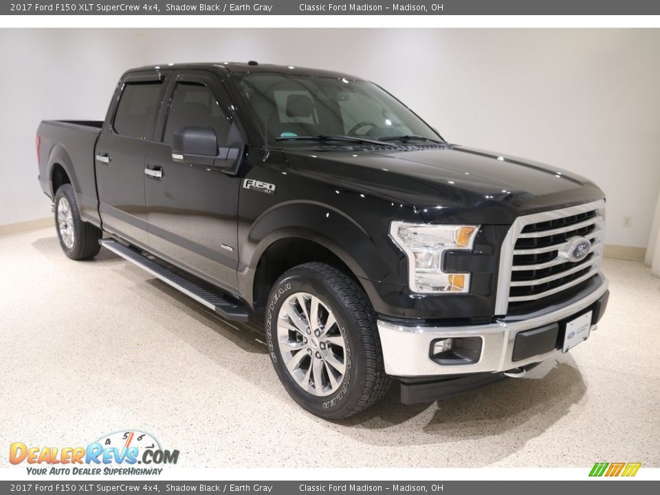 2017 Ford F150 XLT SuperCrew 4x4 Shadow Black / Earth Gray Photo #1