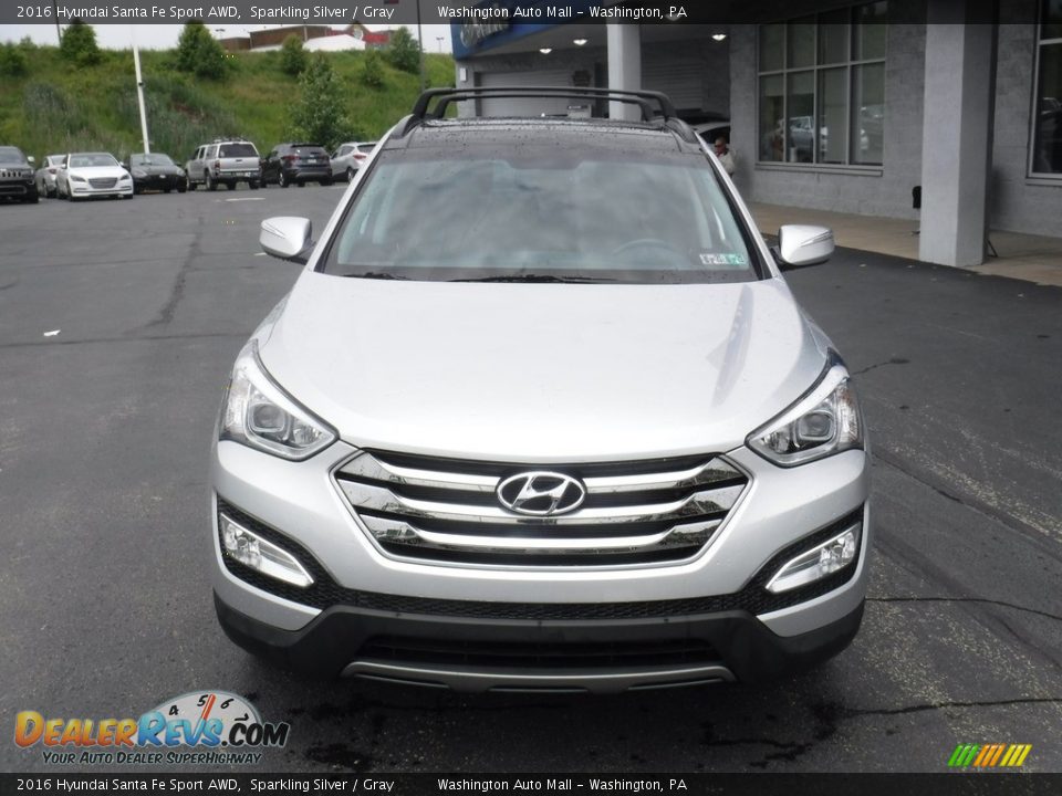 2016 Hyundai Santa Fe Sport AWD Sparkling Silver / Gray Photo #5