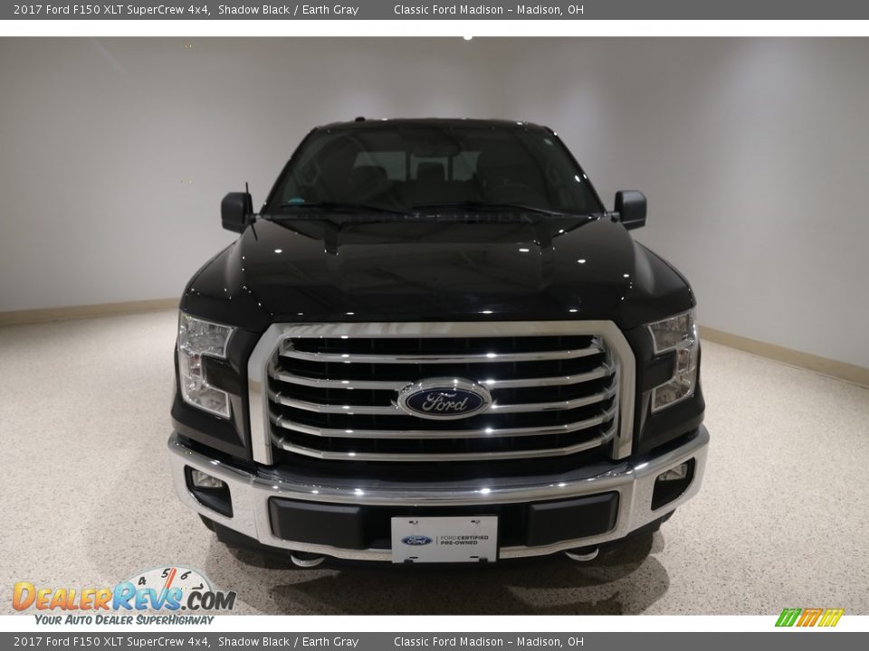 2017 Ford F150 XLT SuperCrew 4x4 Shadow Black / Earth Gray Photo #2